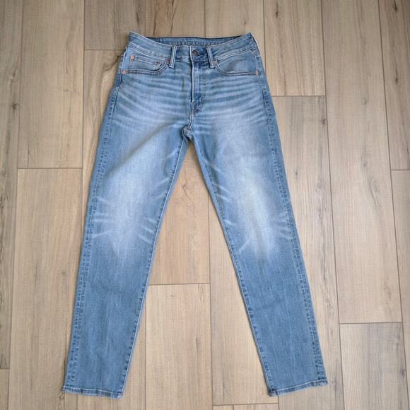 American Eagle AirFlex Athletic Fit Light Wash Jeans Men Sz 29x31(tag 32) - Picture 3 of 12